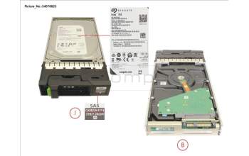 Fujitsu CA08226-E113 DX S3 HD NLSAS 3TB 7.2 3.5 X1