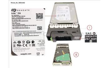 Fujitsu CA08226-E115 DX NLSAS HD DRIVE 3.5 6TB 7.2K