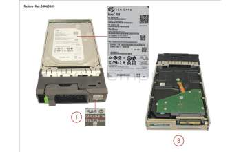 Fujitsu CA08226-E116 DX NLSAS HD DRIVE 3.5 8TB 7.2K