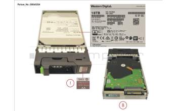 Fujitsu CA08226-E311 DX HD DRIVE 3.5\" 18TB 7.2K