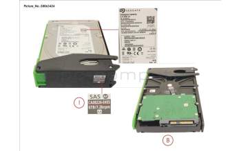 Fujitsu CA08226-E455 DX S3/S4 HDDE HD DRIVE 6TB 7.2K AF