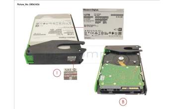 Fujitsu CA08226-E480 DX S4 HD-DE SED DRIVE 3.5\" 12TB 7.2K