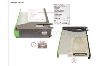 Fujitsu CA08226-E527 DX HD-DE SPARE SSD 3.84TB