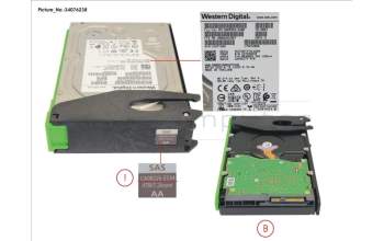 Fujitsu CA08226-E534 DX S3/S4 HDDE HD DRIVE 4TB 7.2K