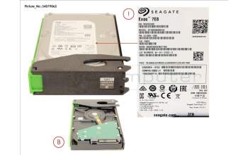 Fujitsu CA08226-E553 DX HDDE HD NLSAS 3TB 7.2 3.5 X1