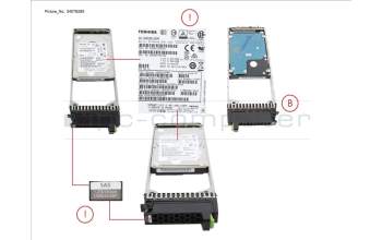 Fujitsu CA08226-E607 DX S3/S4 HD DRIVE 2.5\' 1.2TB 10K
