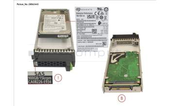 Fujitsu CA08226-E934 DX S3/S4 HD DRIVE 2.5\" 900GB 15K
