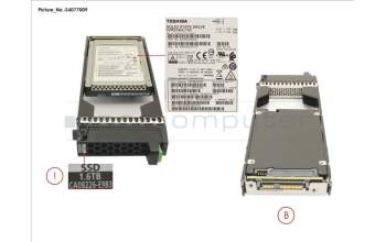 Fujitsu CA08226-E983 DXS3 MLC SSD 2.5\' 1.6TB X1