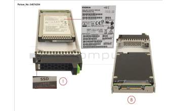 Fujitsu CA08226-E986 DX S3/S4 SSD SAS 2.5\' 3.84TB 12G