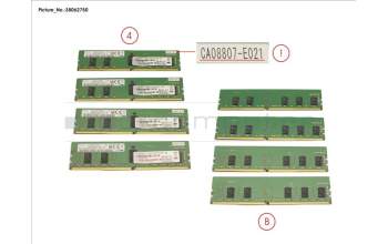Fujitsu CA08807-E021 DIMM-Kit 32GB (4*8GB)