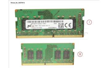 Fujitsu CA46232-4692 MEMORY 8GB DDR4
