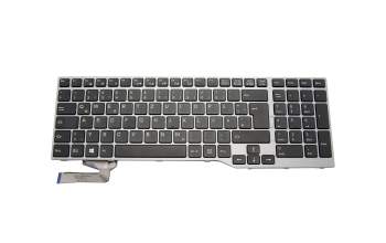 CP629311-XX Original Fujitsu Tastatur DE (deutsch) schwarz mit Backlight