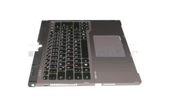 CP695498-01 Original Fujitsu Tastatur inkl. Topcase DE (deutsch) schwarz/silber mit Backlight
