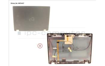 Fujitsu CP793935-XX LCD BACK COVER ASSY(FHD, W/HELLO CAMERA)