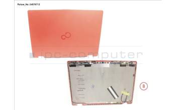 Fujitsu CP805638-XX LCD BACK COVER RED