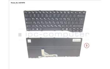Fujitsu CP806501-XX KEYBOARD BLACK GREECE WIN10