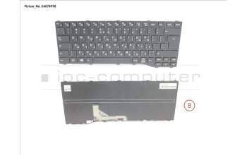 Fujitsu CP806504-XX KEYBOARD BLACK HEBREW WIN10