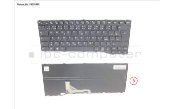 Fujitsu CP806505-XX KEYBOARD BLACK CZECH/SLOVAKIA/US WIN10