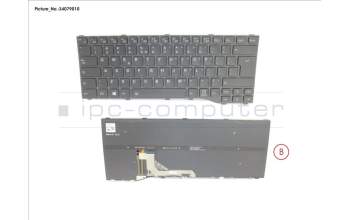 Fujitsu CP806528-XX KEYBOARD BLACK W/ BL US