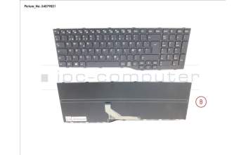Fujitsu CP806563-XX KEYBOARD BLACK DENMARK