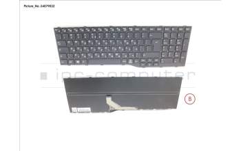 Fujitsu CP806574-XX KEYBOARD BLACK HEBREW WIN10