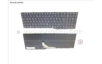 Fujitsu CP806576-XX KEYBOARD BLACK ICELAND WIN10