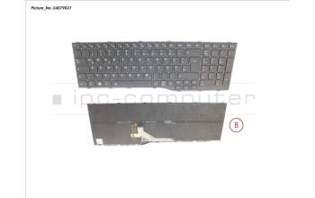 Fujitsu CP806591-XX KEYBOARD BLACK W/ BL GERMAN