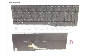 Fujitsu CP806601-XX KEYBOARD BLACK W/ BL HUNGARY