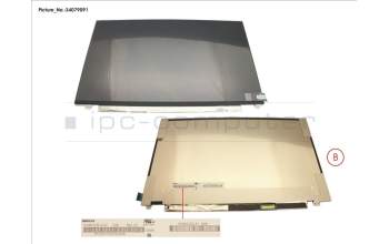 Fujitsu CP809950-XX LCD ASSY 14\" E-PRIVACY FILTER W/ PLATE