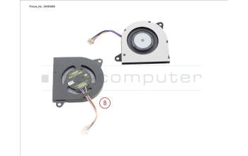 Fujitsu CP825296-XX FAN 2/RIGHT (45x45)