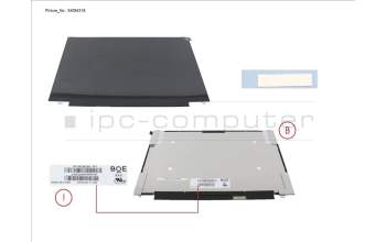 Fujitsu CP842171-XX LCD ASSY 14\" FHD W/ PLATE