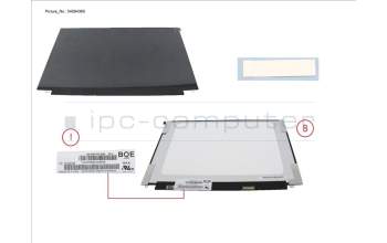 Fujitsu CP847021-XX LCD ASSY 15\" FHD W/ PLATE