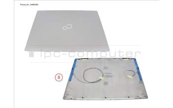 Fujitsu CP847562-XX LCD BACK COVER ASSY FOR TOUCH