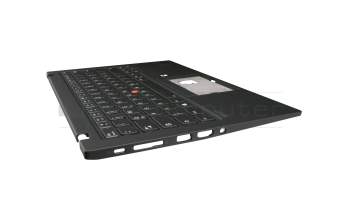 CS19BL-85D0 Original Lenovo Tastatur inkl. Topcase DE (deutsch) schwarz/schwarz mit Backlight und Mouse-Stick WLAN