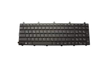 Clevo P17x Original Tastatur DE (deutsch) schwarz mit Backlight