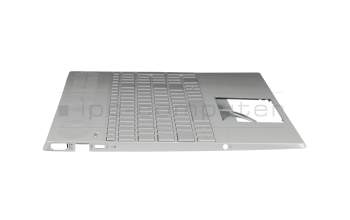 DZC54G7ETATP00 Original HP Tastatur inkl. Topcase DE (deutsch) silber/silber mit Backlight (GTX-Grafikkarte)