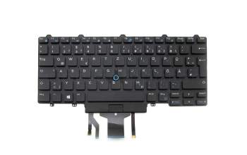 Dell Latitude 14 (7480) Tastatur DE (deutsch) schwarz mit Backlight und Mouse-Stick (Dual Point/Track-Pointer-Beleuchtung)