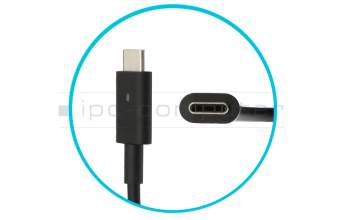 Dell Precision 15 (3541) Original USB-C Netzteil 90,0 Watt abgerundete Bauform