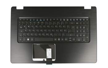 EAZYI003010 Original Acer Tastatur inkl. Topcase DE (deutsch) schwarz/schwarz mit Backlight