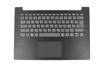 EC299CC0200 Original Lenovo Tastatur inkl. Topcase DE (deutsch) grau/schwarz geriffelt