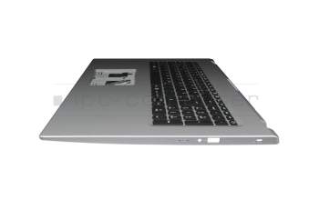 EC395000400 Original Acer Tastatur inkl. Topcase DE (deutsch) schwarz/silber mit Backlight