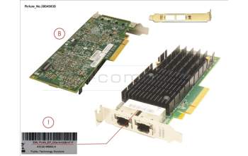 Fujitsu PLAN OCE14102-NT 2x 10Gbit Base-T für Fujitsu Primergy CX2550 M2