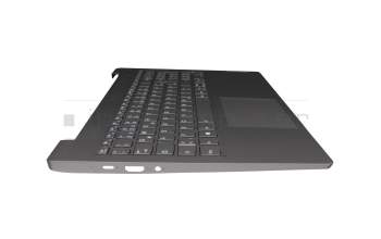 ET1K7000200 Original Lenovo Tastatur inkl. Topcase DE (deutsch) grau/grau mit Backlight