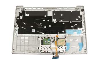 ET2GK000200 Original Lenovo Tastatur inkl. Topcase DE (deutsch) grau/silber mit Backlight