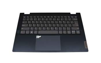 ET375000200 Original Lenovo Tastatur inkl. Topcase US (englisch) grau/blau mit Backlight