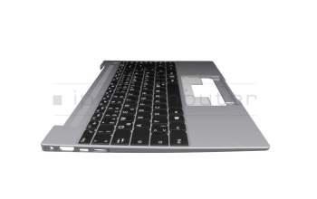 Emdoor NS14AP Original Tastatur inkl. Topcase DE (deutsch) schwarz/grau