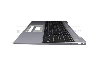 Emdoor NS15AL Original Tastatur inkl. Topcase DE (deutsch) schwarz/grau mit Backlight