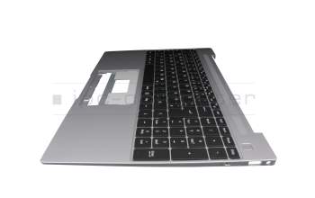 Emdoor NS15AL Original Tastatur inkl. Topcase DE (deutsch) schwarz/grau