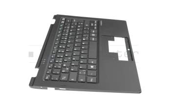 Emdoor NT16H Original Tastatur inkl. Topcase DE (deutsch) schwarz/schwarz