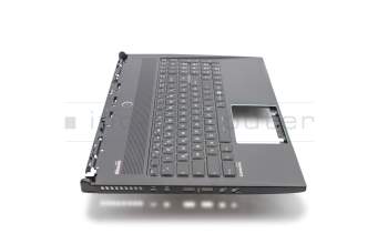Exone go Workstation 1535 Original Tastatur inkl. Topcase DE (deutsch) schwarz/schwarz mit Backlight